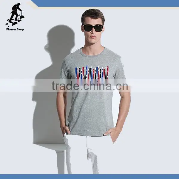 custom printed men round neck t shirt