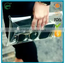 Wholesale Clear PVC Document Bag With Hook&Loop