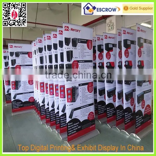 Aluminum Wide Base Roll Up Banner Stand in Guangzhou