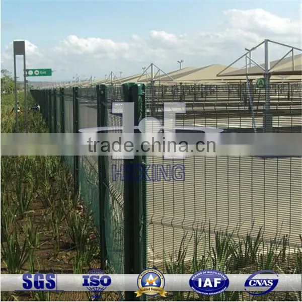 Hot dipped galvanized Anti-climb weld 358 mesh fence