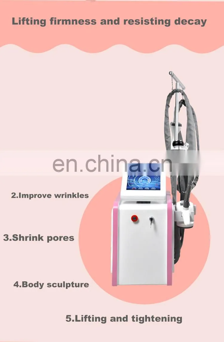 5 in 1 Body slimming machine vela vacuum 40K cavitation slimming machine