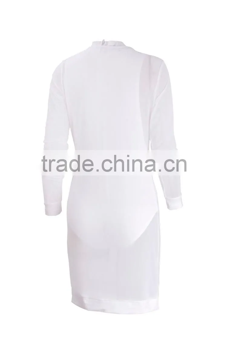 ladie casual dress long sleeves fashion dress prom dress