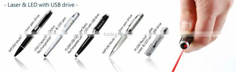3 in 1 laser pointer pen keychain with red laser pointer