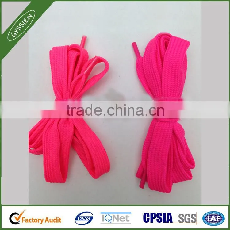 Multicolor flat plastic shoelace tips