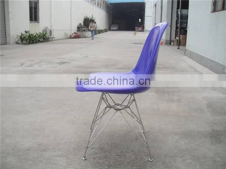 reception chair with stainless steel chair leg