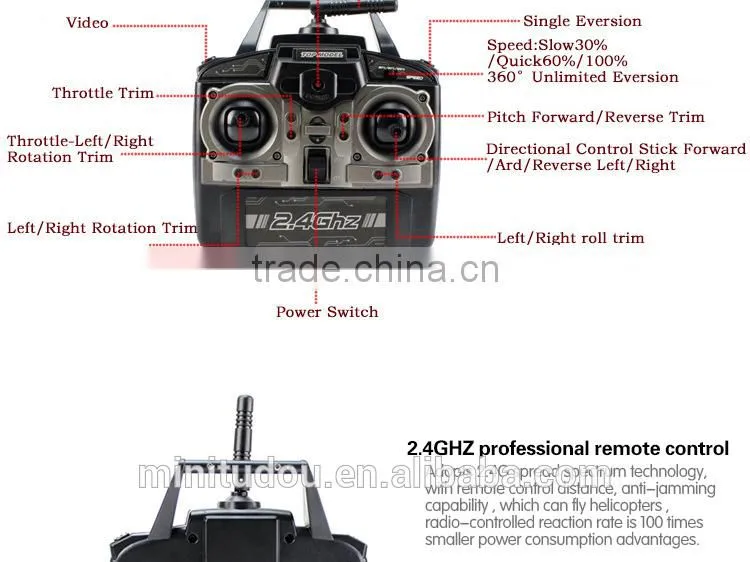 X30V Large scale 2.4g RC Quadcopter With Camera FPV Quadcopter with HD camera