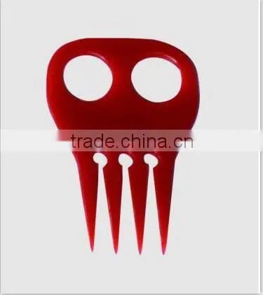 Plastic horse braiding comb