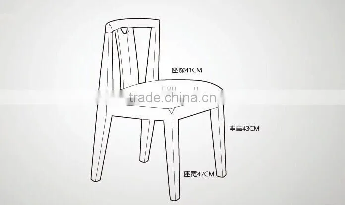 RCH-4156 High Quality Solid Wood Chair Shabby Chic Reataurant Wooden Chairs