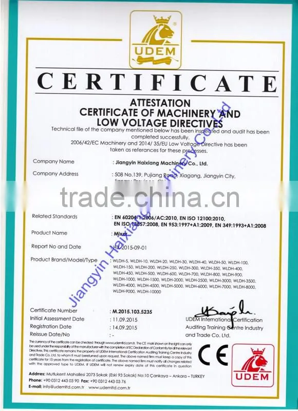 factory direct sale V shape stainless steel dry powder mixer