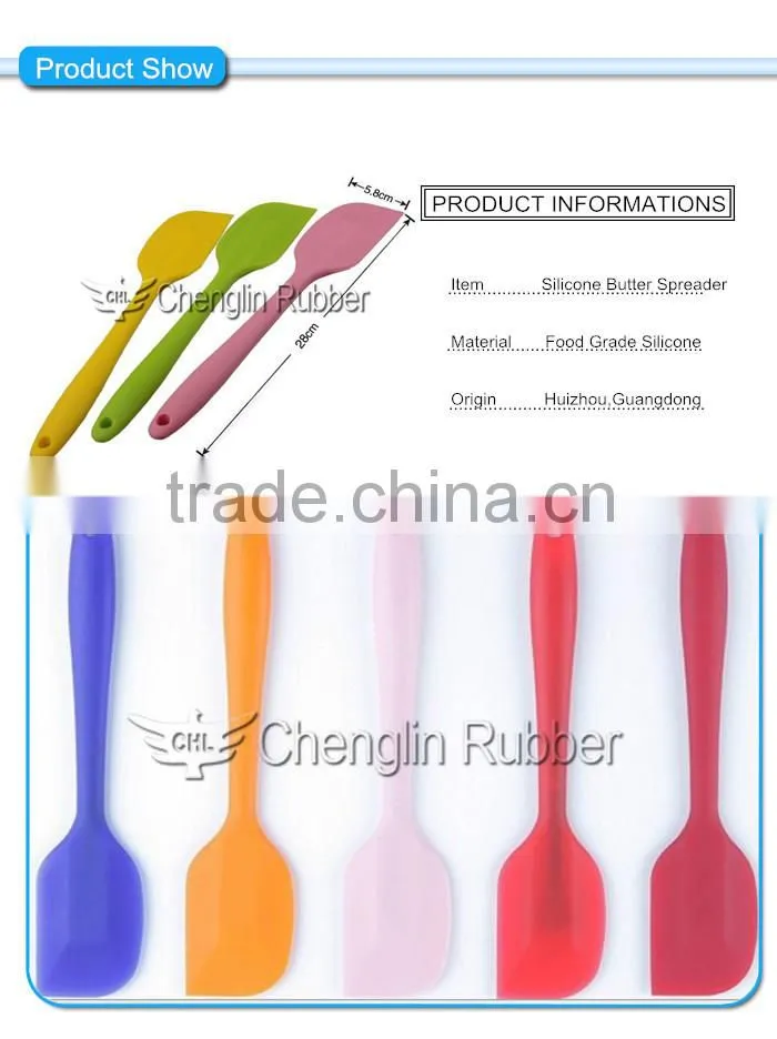 Food grade silicone butter spreader