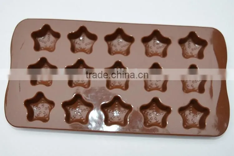 YangJiang factory manufacture good quality star shape silicone cake mould for bakeware