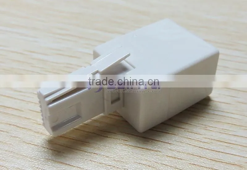 BT Male UK Plug to 6P4C RJ11 US Telephone Socket Cable Connector