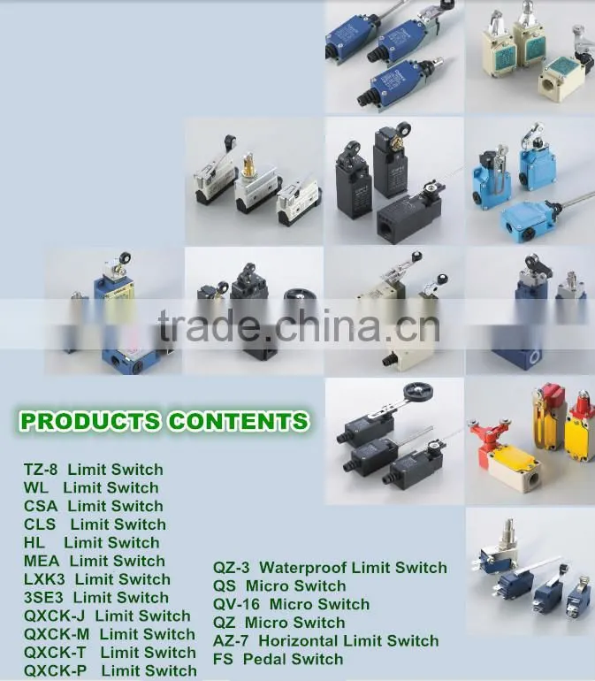 2015 Made in china alibaba AC 250V 5A HL limit switch az-8104