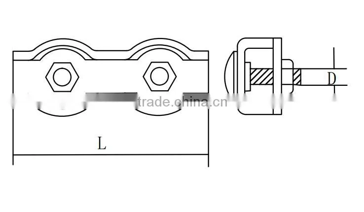 Carbon Steel Simplex and Duplex Wire Rope Clips