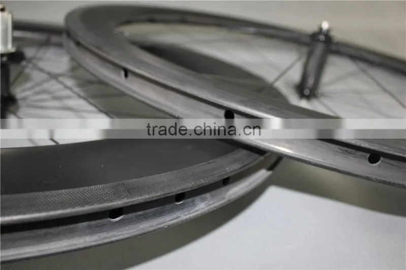 56mm clincher bicycle wheelset 700c road bike wheelset powerway M71 wheels carbon road bike wheelset W56C
