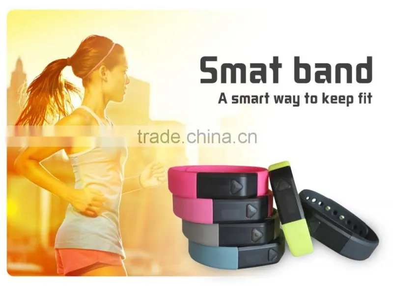 2016 Top Sale Bodybuilding and Fitness Pedometer Tracker & Sleep analysis Smart Bracelet