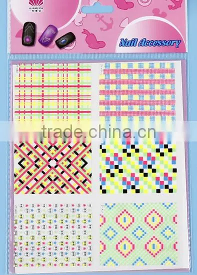 3 d cartoon fancy nail sticker