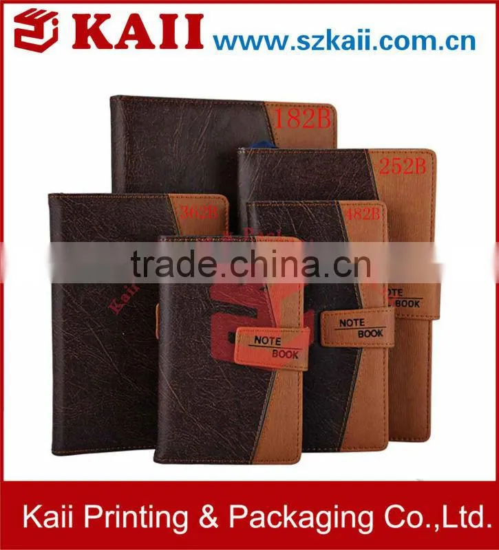 reliable supplier of loose leaf leather journal diary notebook in China