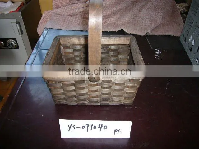 different size and color beautiful willow basket