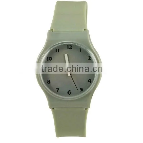 2015 Silicone wrist factory watches with japan quartz movement for girls