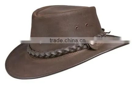 Cow Boy Hat Suede Leather