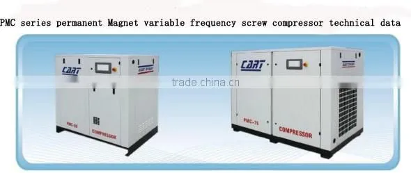 permanent magnet variable frequency screw compressor for air screw compressor