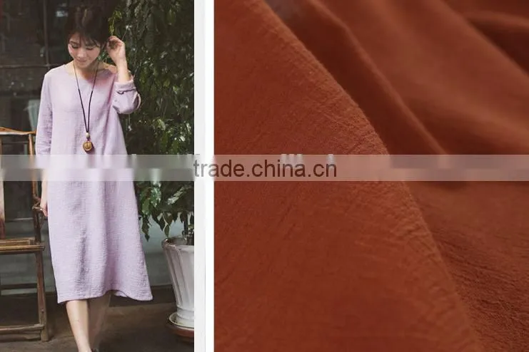 100% linen fabric for garment linen fabric For Household Textiles