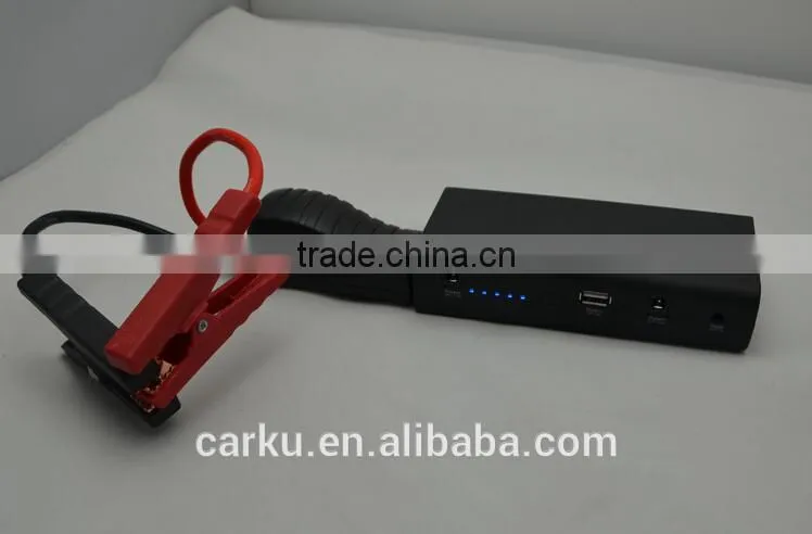 CARKU NEW PRODUCT 12V vehicle jump starter / charger power bank for smartphone ,tablet, Laptop,camera