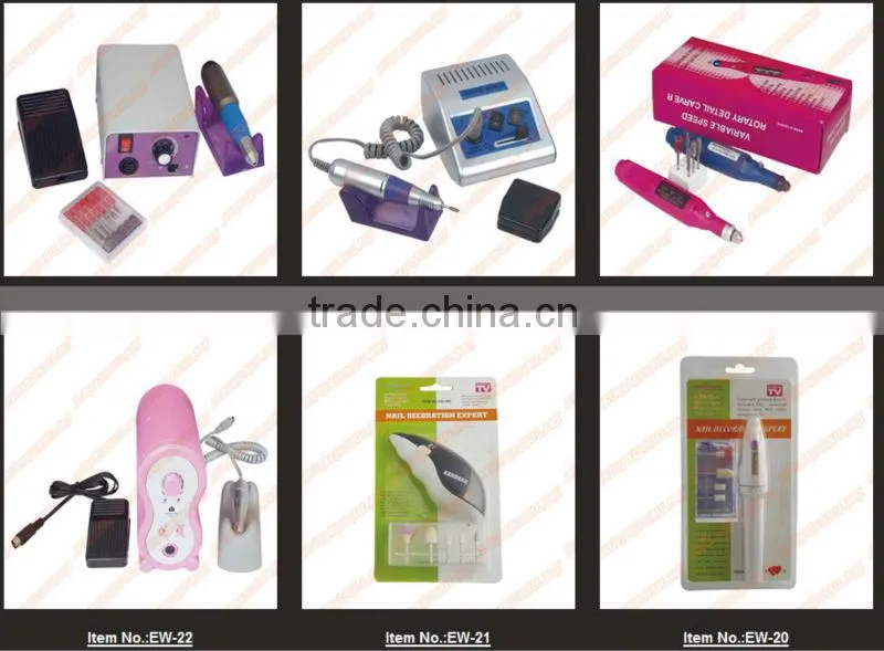 Electric Nail Drill Glazing Manicure Tool File Machine with Foot Pedal 1492 +EU plug/US plug