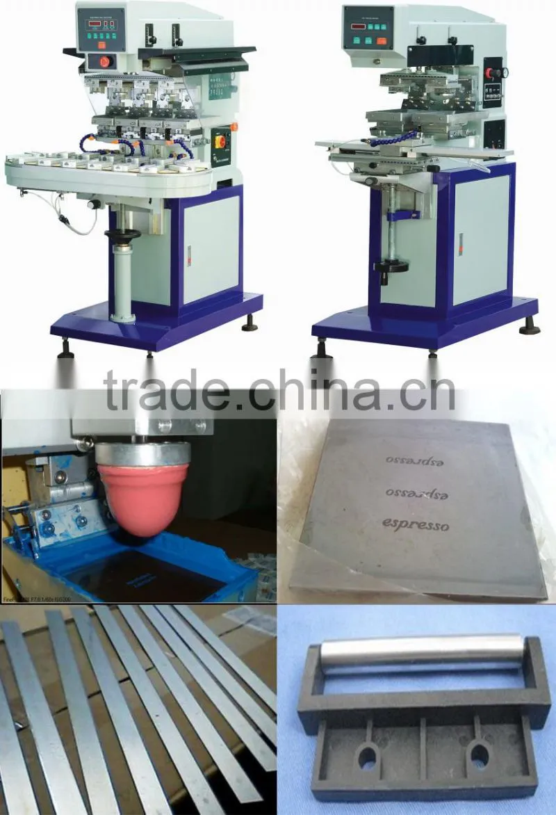 4 colors semi-automatic pad printing machine price