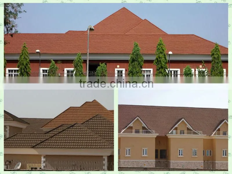 Relitop Main products stone coated metal roofing tiles for Villa