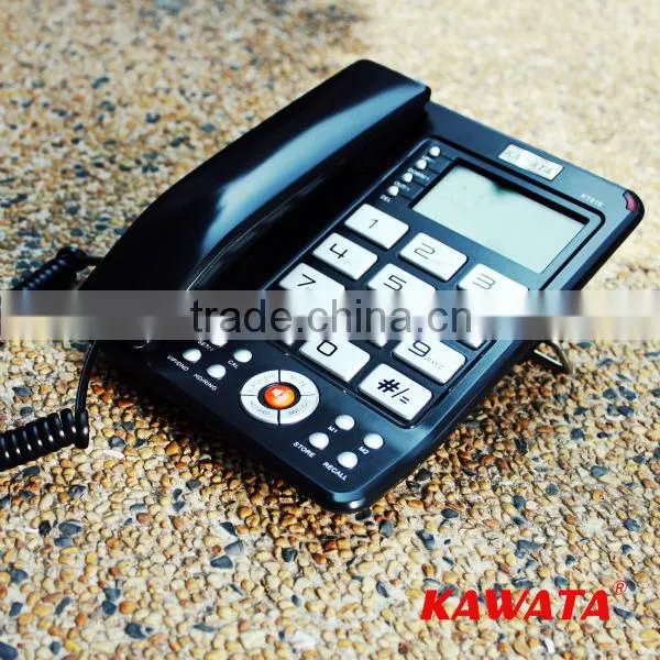 Fashion red color corded 2 caller id telephone set