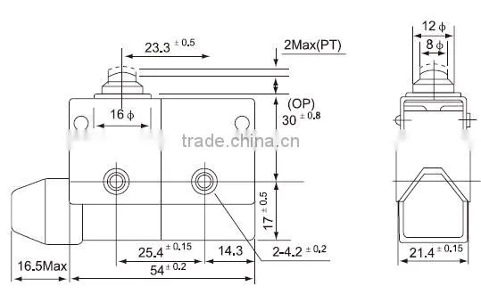 CNTD Hot New Products For 2016 Better Mechanical Strength CZ Type Micro Switch
