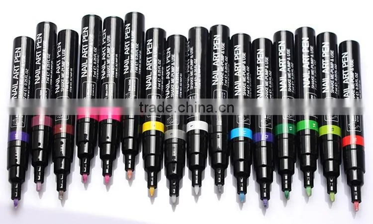 Hotsell nail art designs 16 Colors DIY Nail Use Nail Art Pen
