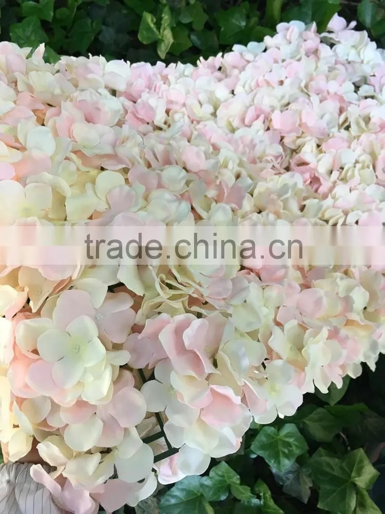 silk artificial hydrangea flower wall wedding decoration backdrop