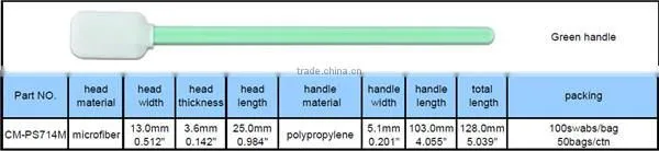 cleanroom esd microfiber swab (Factory Direct Sale)