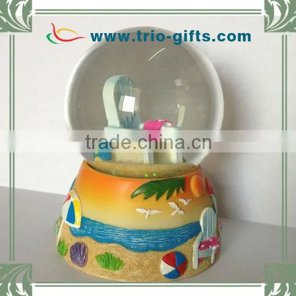 Resin Base Sea Style Custom Snow Globe