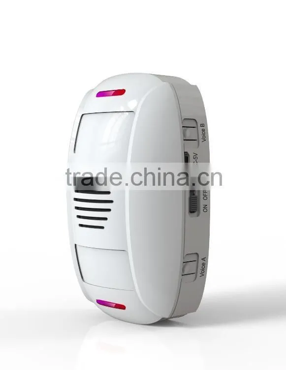 KERUI 150M signal distance of store, market, office, hotel, restaurant Two-Way welcome wireless doorbell with alarm function