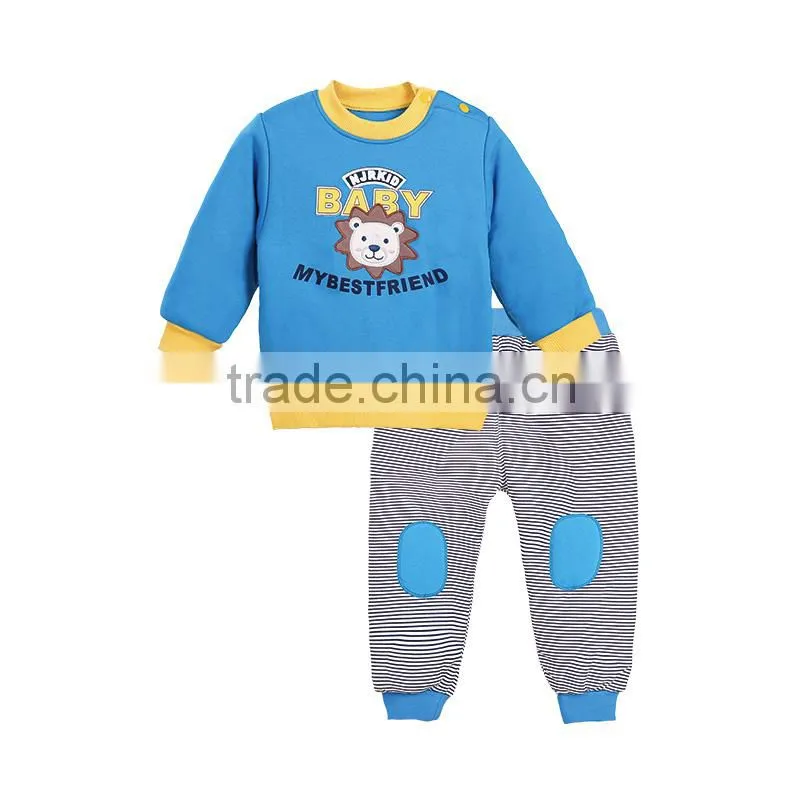 Hot cute boy winter homewear boy bedroom wear children cotton bedroom sets