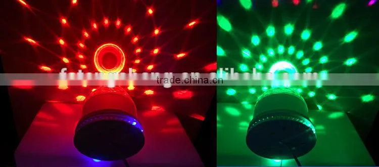 Disco/Party decoration RGB rainbow color changing Led sunflower ball lights