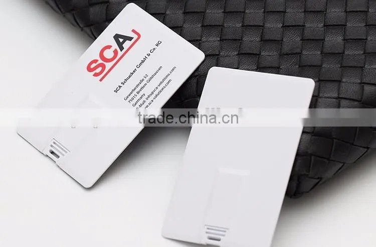 The Thinnest Credit Card Usb Flash Drive 8gb with flip chipset