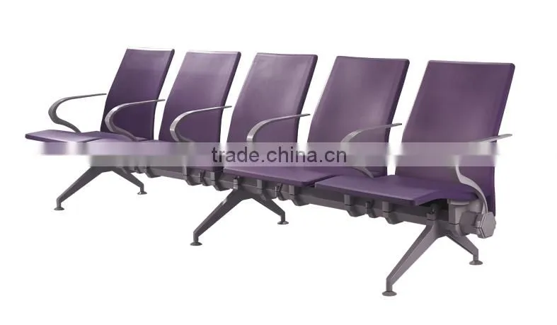 Good Value Stable PU Waiting Chair SJ9062 With Middle Arm