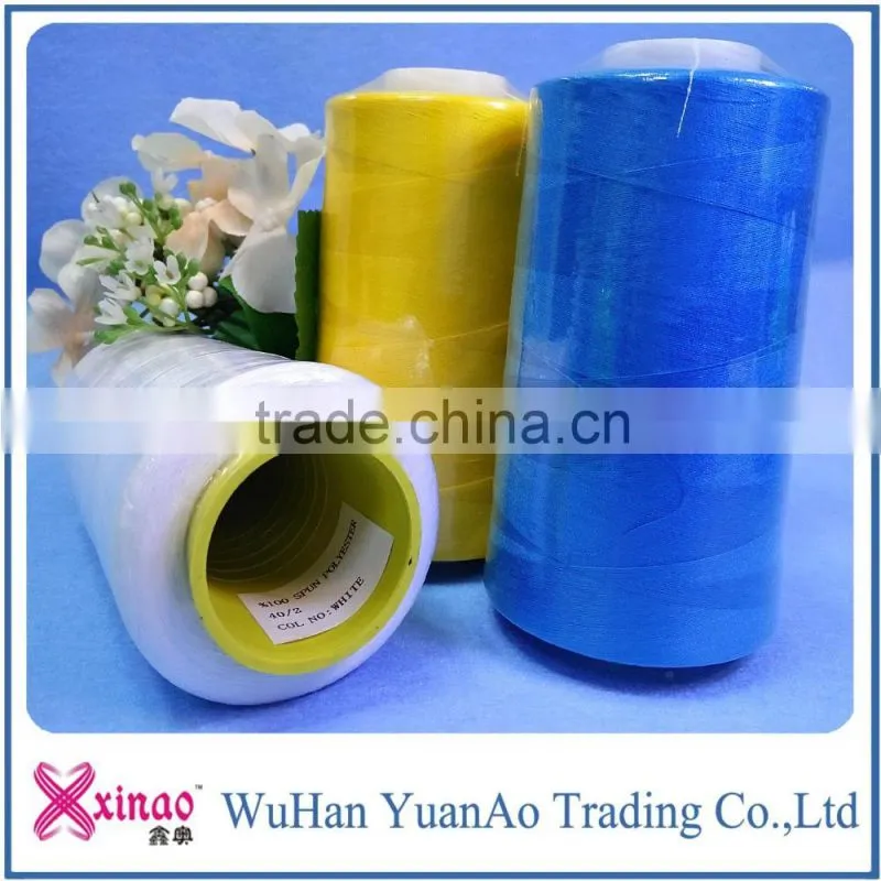 20/2/3 x 3000yard best price /100% spun polyester sewing thread