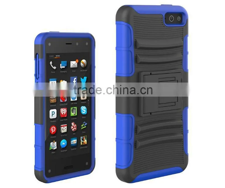 Rugged Hybrid Belt Holster Hard Case,shockproof case for AMAZON FIRE PHONE