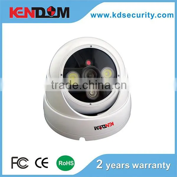 Kendom 700TVL/1.0 /1.3/2.0 Megapixel alarm camera colorful video ahd cctv camera dome camera