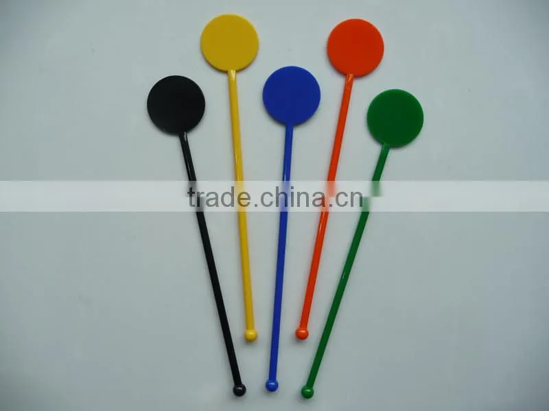 Promotion cheap plastic swizzle stick, plastic cocktail stirrers