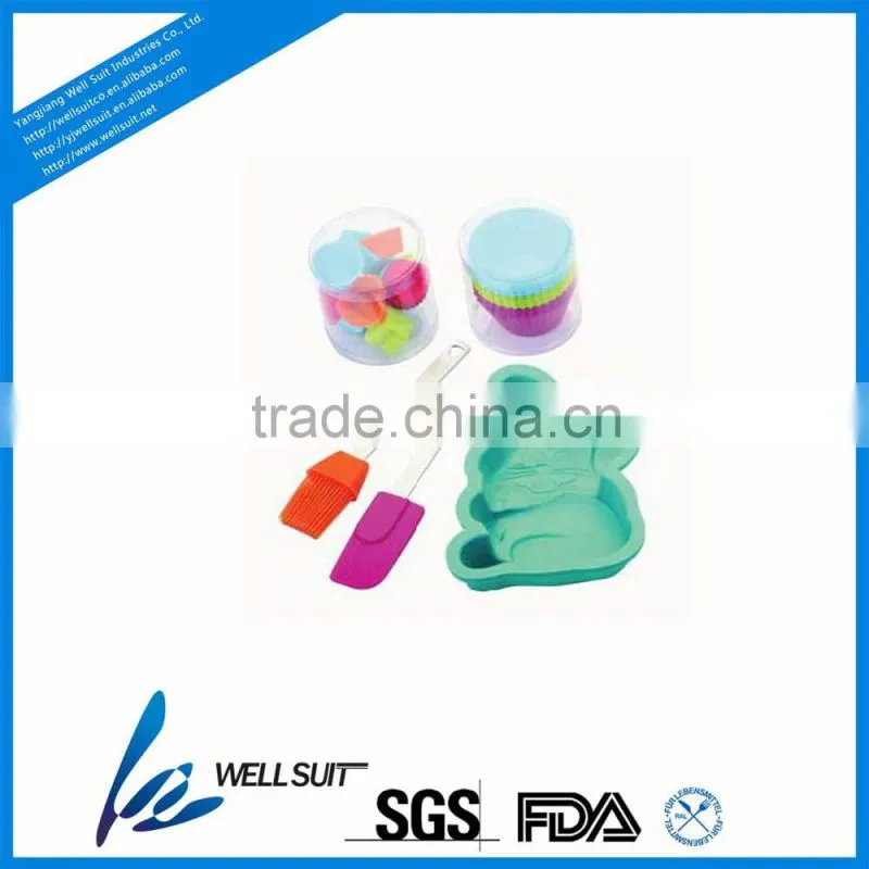 hot selling high quality silicone kitchen utensil sets