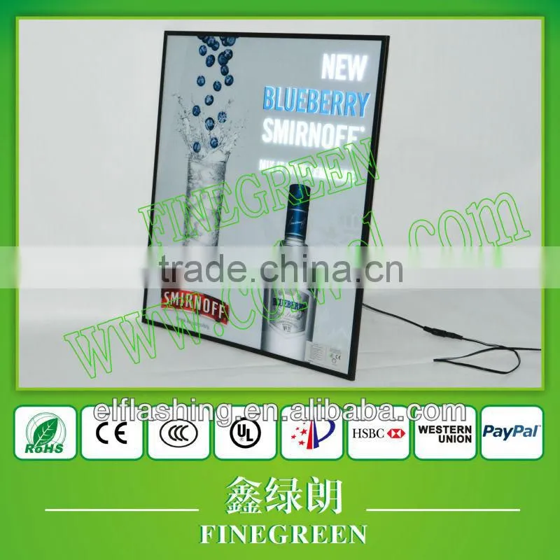 2014 new very thin led flashing box