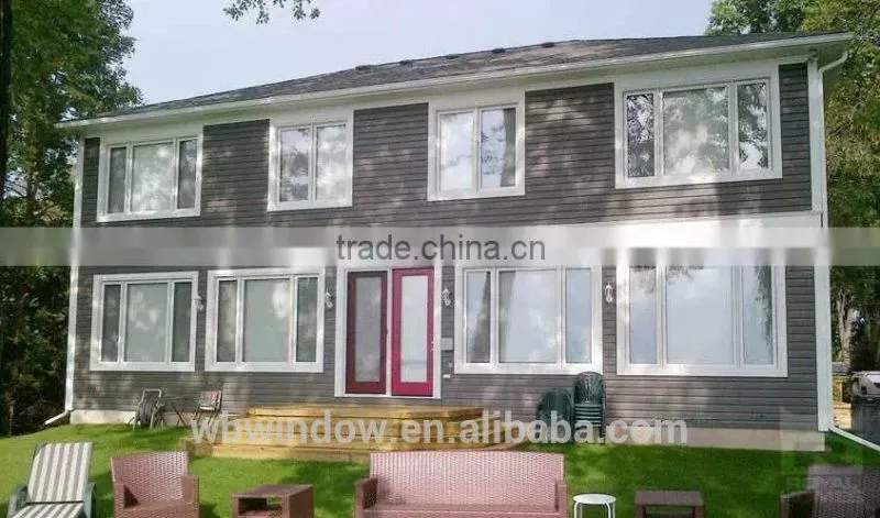 high quality interior heat reflective glass pvc casement window