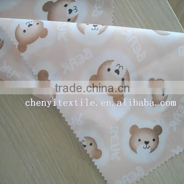 China Hot selling polyester taffeta animal textile printing